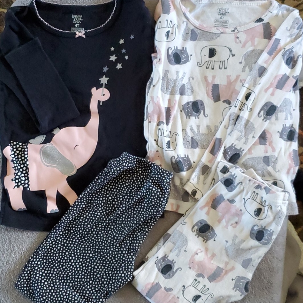 Elephant pajamas 4t.